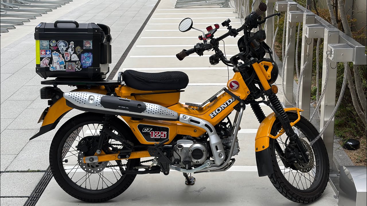 ハンターカブCT125:BMW Motorrad大阪中央から中之島クロスまで