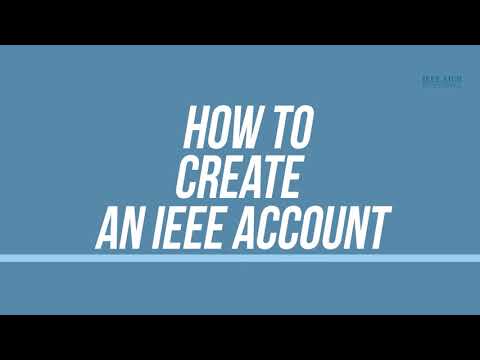 How to create new IEEE account. (Updated-2021)