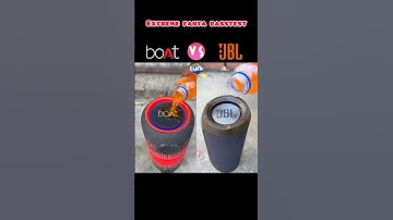 Boat vs JBL Bluetooth speaker
