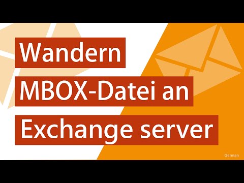 Migrieren Sie mehrere MBOX-Dateien auf den Exchange-Server