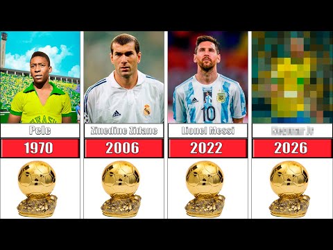 FIFA World Cup All Golden Ball Winners. 1930 - 2026