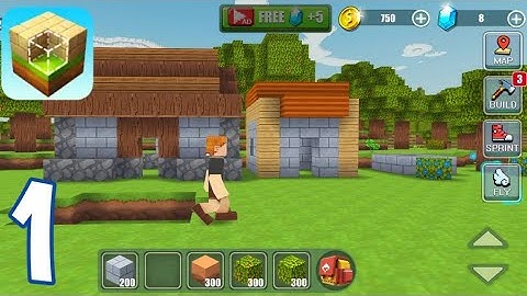 World Building Craft - Gameplay Walkthrough Part 1 (Tutorial) (iOs, Android)