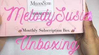 MELODYSUSIE NAIL ART BOX | IS IT WORTH THE HYPE?! | BEGINNER NAIL TECH |