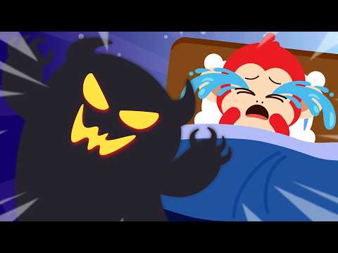 I Can’t Sleep, Mom! | Don't Be Scared | Monster in the Dark Song | Monkey Junior Nursery Rhyme