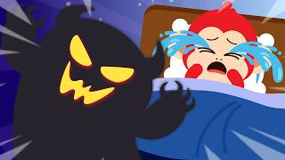 I Can’t Sleep, Mom! | Don't Be Scared | Monster in the Dark Song | Monkey Junior Nursery Rhyme