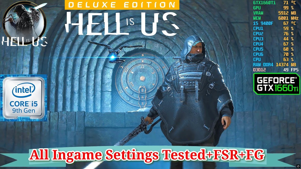 Hell Is Us FPS Test On GTX1660Ti/i-5 9th Gen/32GB RAM + First 16 ...