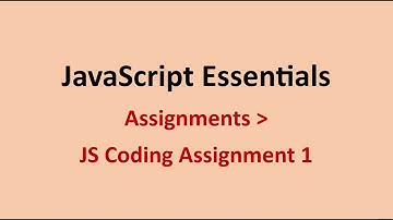 JS Coding Assignment 1 | Assignments | JavaScript Essentials || NxtWave || CCBP