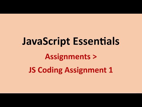 JS Coding Assignment