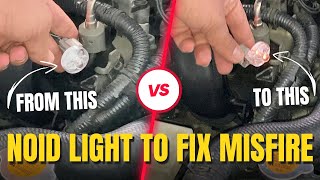 How to Use a NOID LIGHT to Test an Engine for Misfire | Test & Fix P0304 Misfire Fault Code