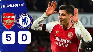 🔴🔵 Arsenal vs Chelsea (5-0) Extended Highlights: Havertz, Trossard \& White Shine! 🔵🔴