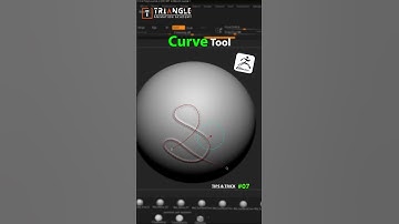 🎨 ZBrush Tip #07 – Master the Curve Tool!