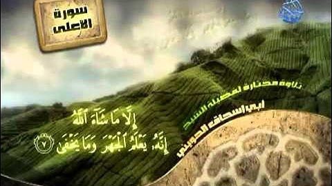 سورة الأعلى ـ لفضيلة الشيخ الحويني حفظه الله