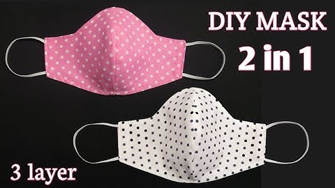 2 in 1 & 3 layer Easy New Style Mask | Face Mask Sewing Tutorial | Anyone Can Make This Mask Easily