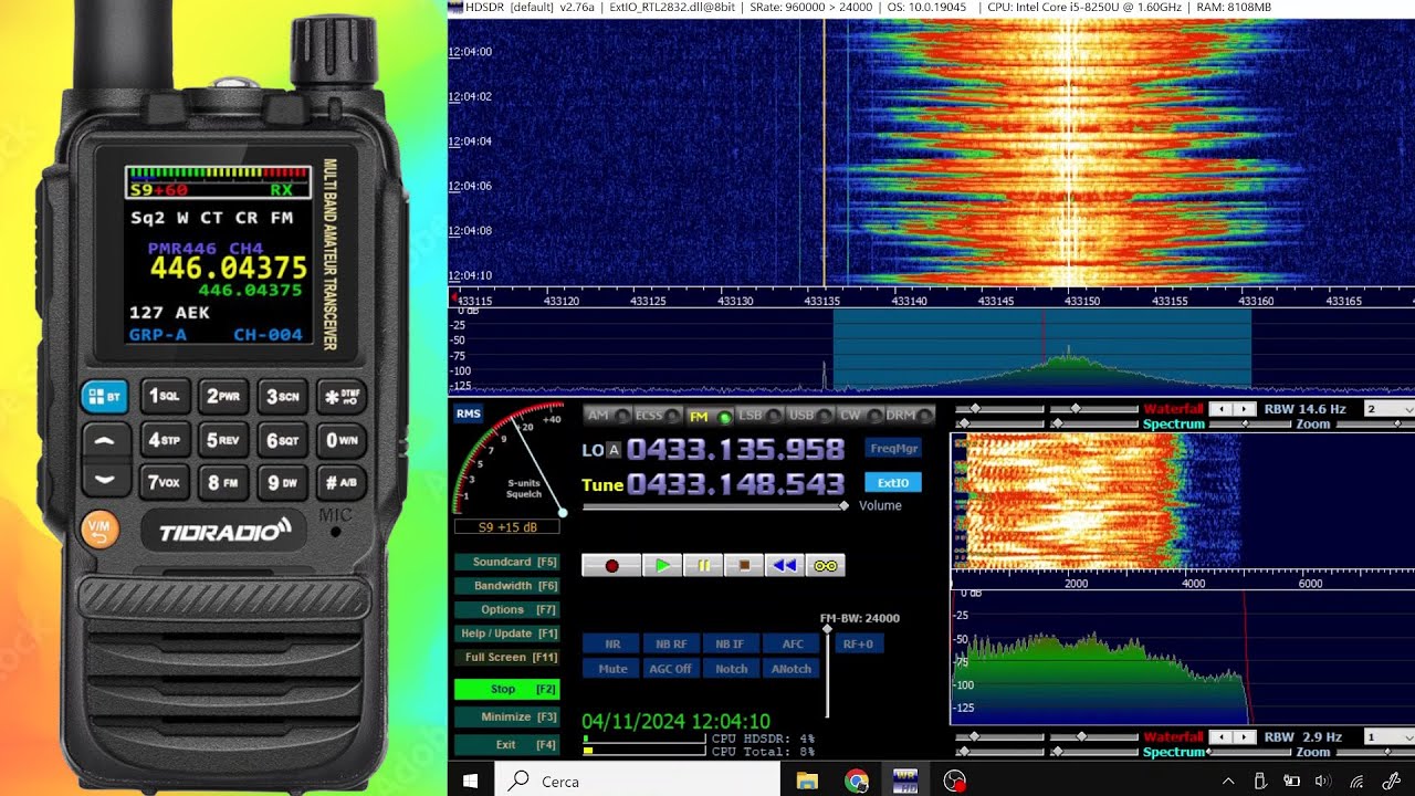 Tidradio TD-H3 Nicsure NicFW RC 2.2 installazione firmware con spiegazione in italiano Tx deviation