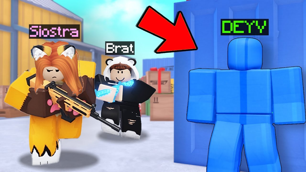 Oszukuje MŁODSZE RODZEŃSTWO w ROBLOX RIVALS! (nielegalne)