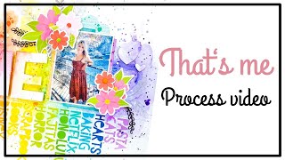 BELLA BLVD Design Team - Scrapbooking process - Thats me
