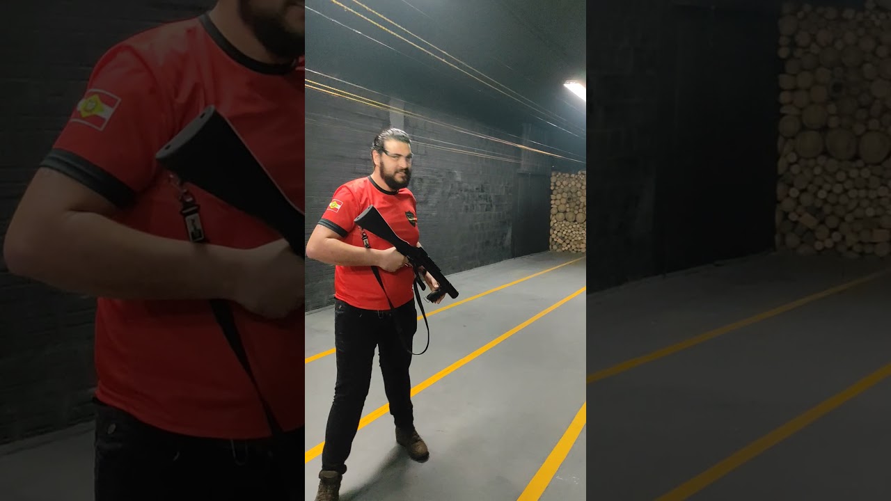 Teste AM-640 - Armamento não letal. "Bala de borracha"