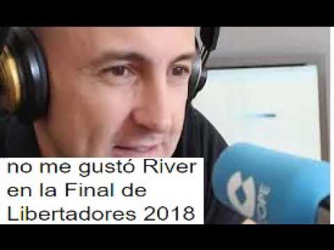 Julio Maldini no me gustó para nada River Plate en esta final de Libertadores 2018 educacion sexual
