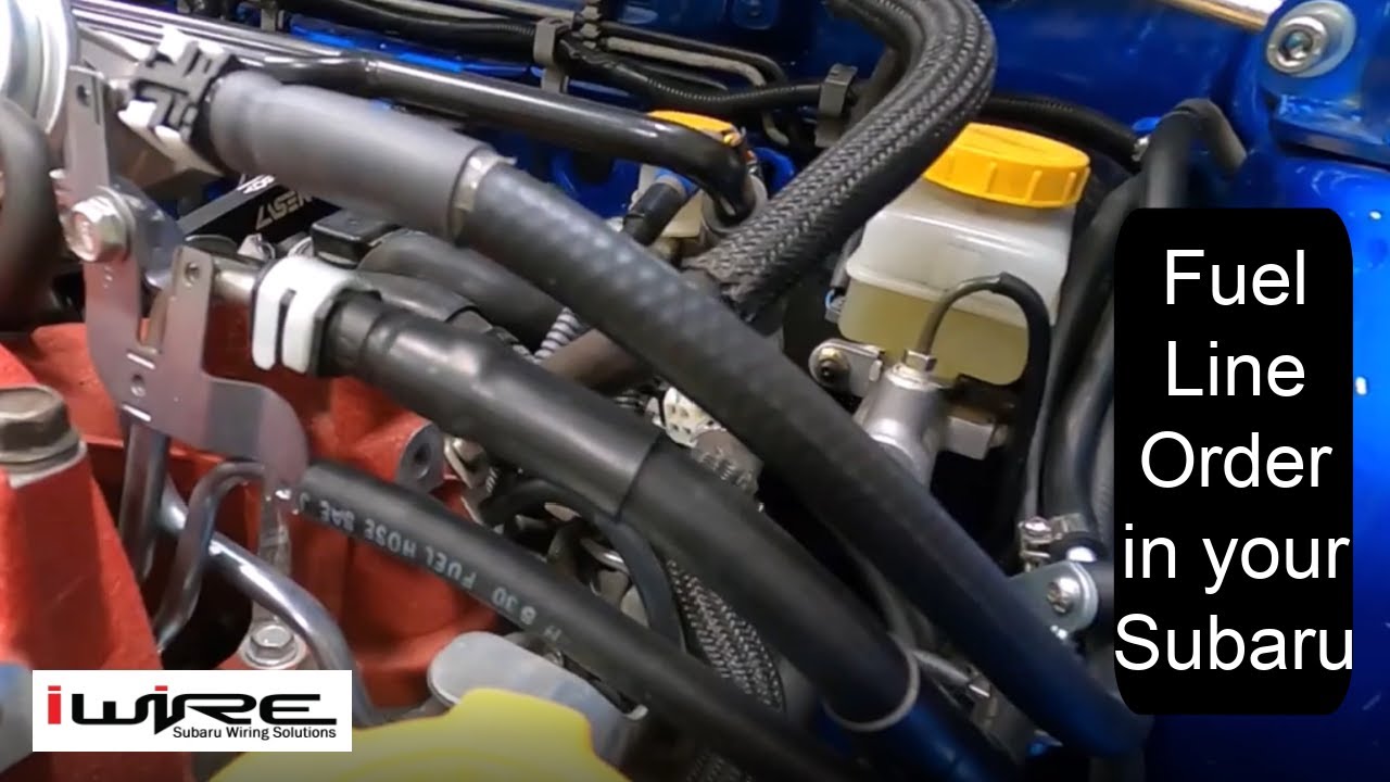 Fuel Line Order for your Subaru Engine Bay 