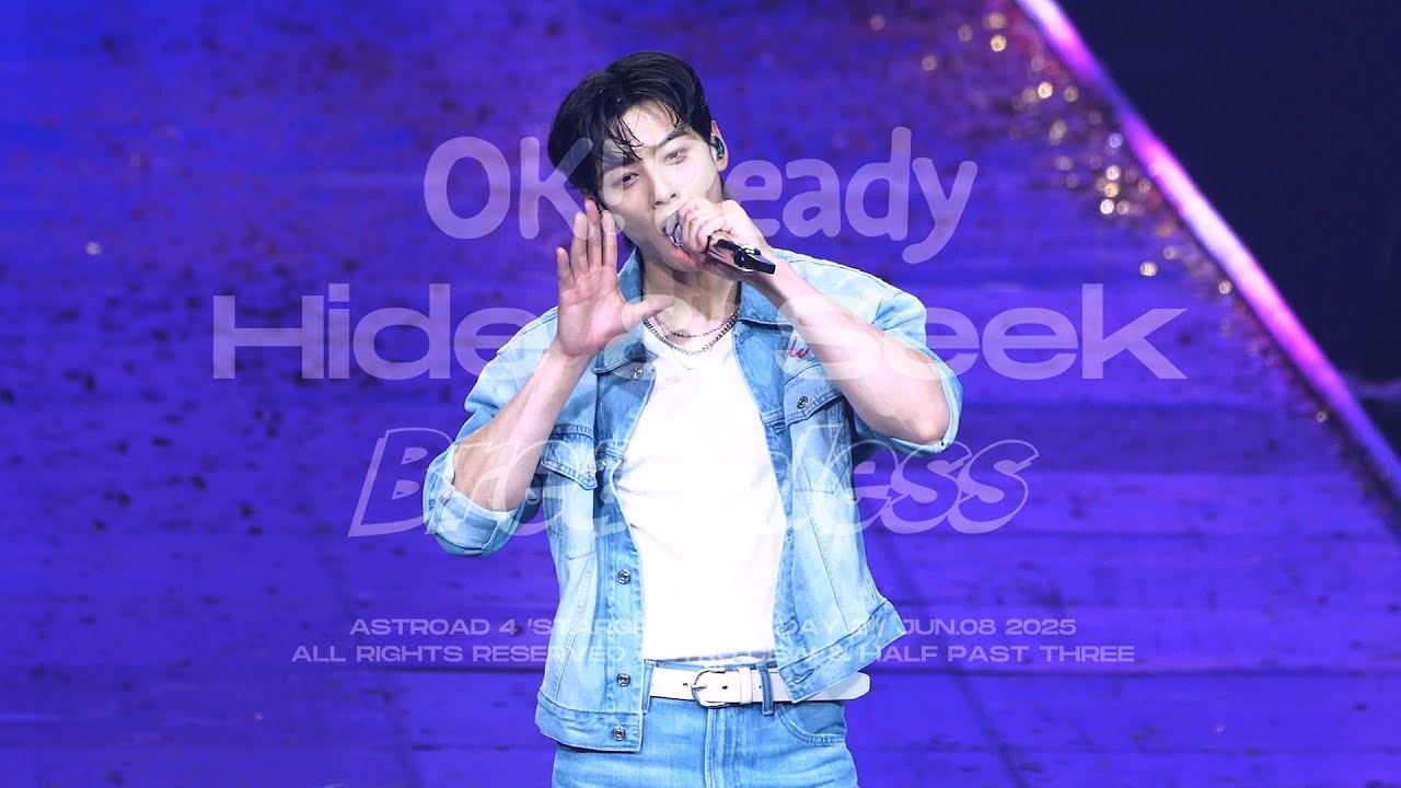 [ASTRO 차은우] 250608 ASTROAD 4 'Stargraphy' - OK! 준비완료 + 숨바꼭질 + 숨가빠 [4K]