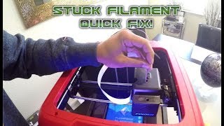 Unclogging 3D Printer Flashforge Finder - EASY!