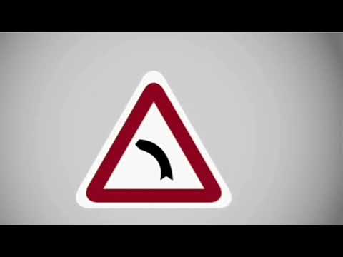 التشوير الطرقي العمودي علامات الخطر