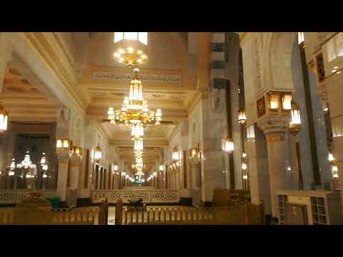 جولة داخل توسعة الحرم ليلا وعرضها من الداخل