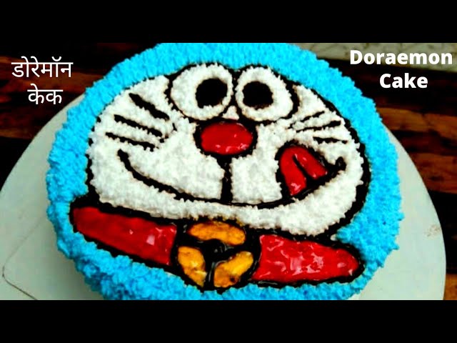 डोरेमोन केक|Doraemon Cake Shorts Video|बच्चों के जन्मदिन पर बनाएं प्यारा डोरेमोन केक|Eggless Cake | NishaMadhurima Recipes