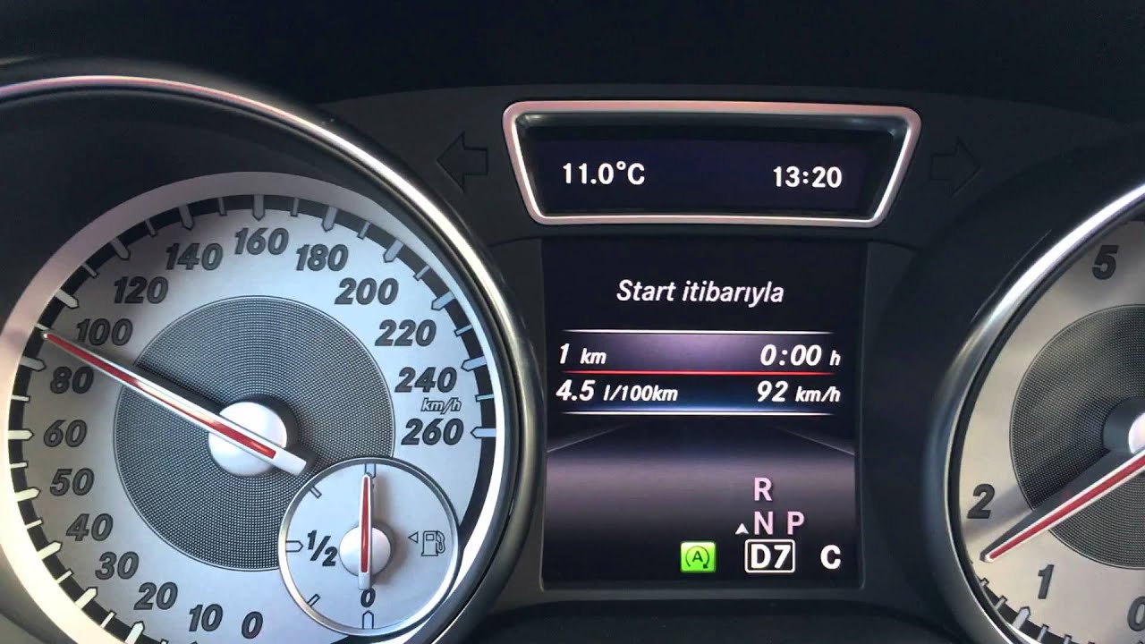 Mercedes Cla 200 Amg Yakit Tüketimi 1bölüm Fuel Consuption