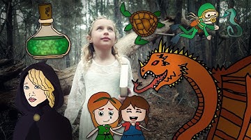 I Opened a Book | Kids poem about books | Kids art illustration