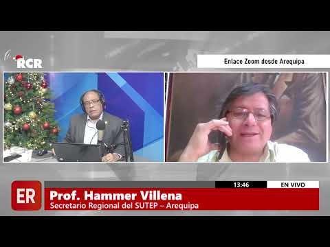 ENTREVISTA A HAMER VILLENA, SECRETARIO GENERAL DEL SUTEP - AREQUIPA
