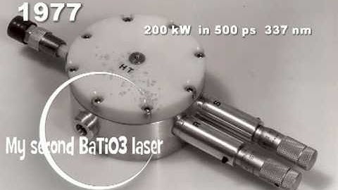 My second N2 picosecond laser 1977.mpg