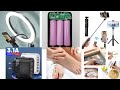 What you can buy on a Chinese website, everything for $2, great cheap stuff ring light power bank