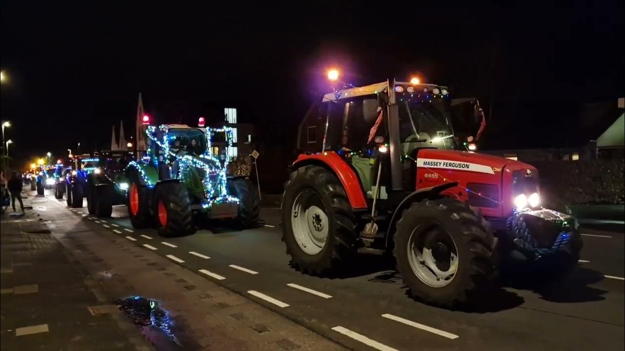 Christmas Tractor parade Barneveld 2023 YouTube
