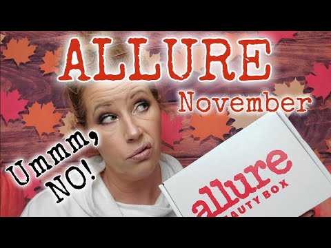 Allure November 2020 unboxing! Is it Break Up Time? #Allure