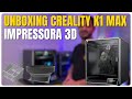 Unboxing Creality K1 Max, Impressora 3D