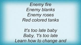 Ryan Adams - Enemy Fire Lyrics