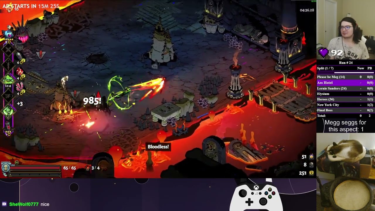 [WF] Hades Any% Stygian Blade / Poseidon Aspect, No-Hit No-Damage, Artemis Only 🦋 08/08/2025