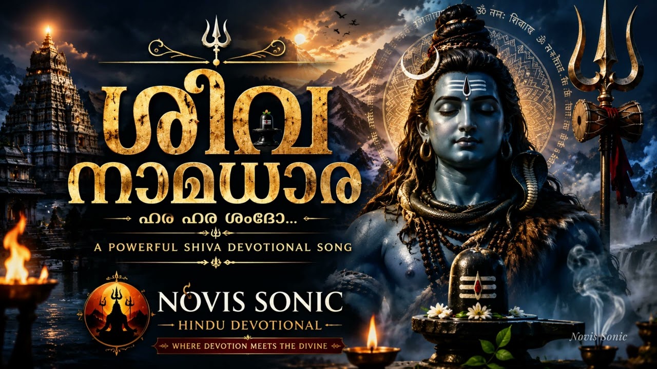 Assista a 🕉️ **ശിവനാമധാര | Powerful Malayalam Shiva Devotional Song | Novis Sonic Hindu Devotional** no YouTube Assista a 🕉️ **ശിവനാമധാര | Powerful Malayalam Shiva Devotional Song | Novis Sonic Hindu Devotional** no YouTube