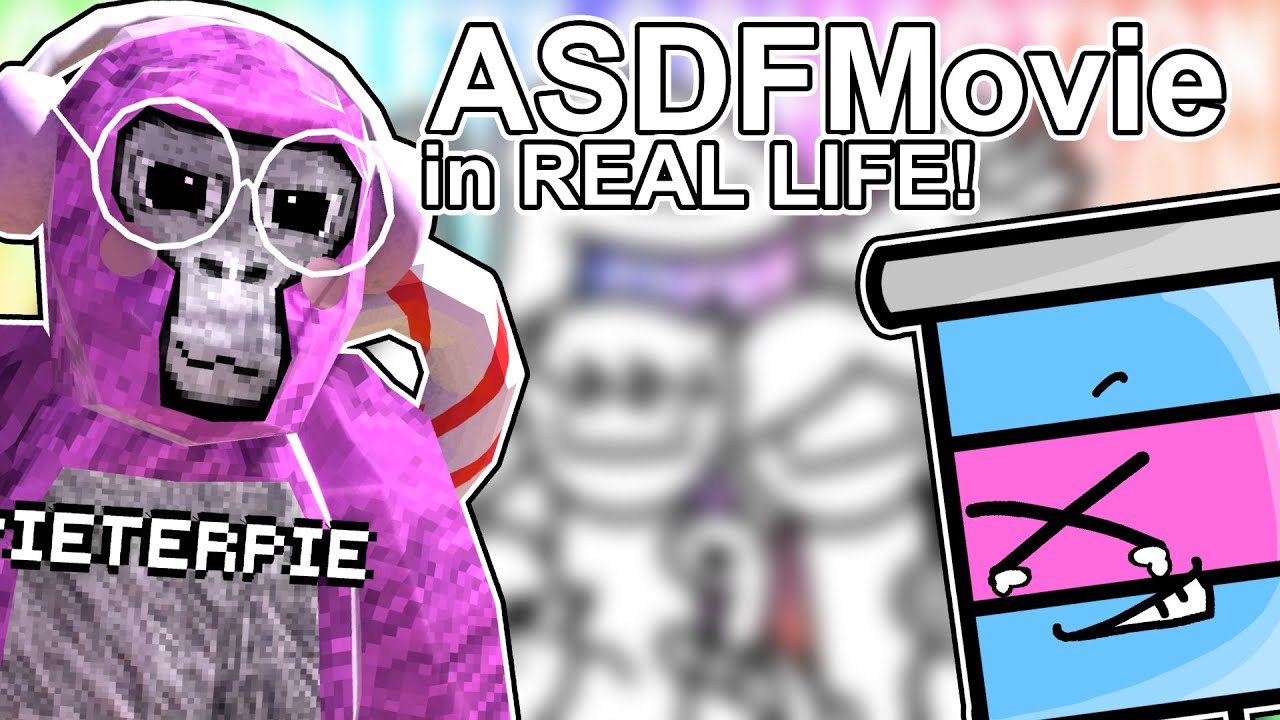 ASDFMovie in REAL LIFE!!!!!!!! with @PieterP1E