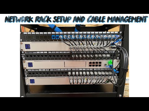 Network Rack Setup And Cable
