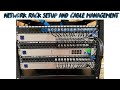 Network Rack Setup And Cable Management