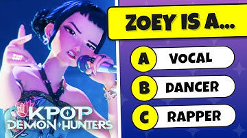 Only True Fans Can Get Them All Right! 😈🎯 | Ultimate KPop Demon Hunters Quiz #48