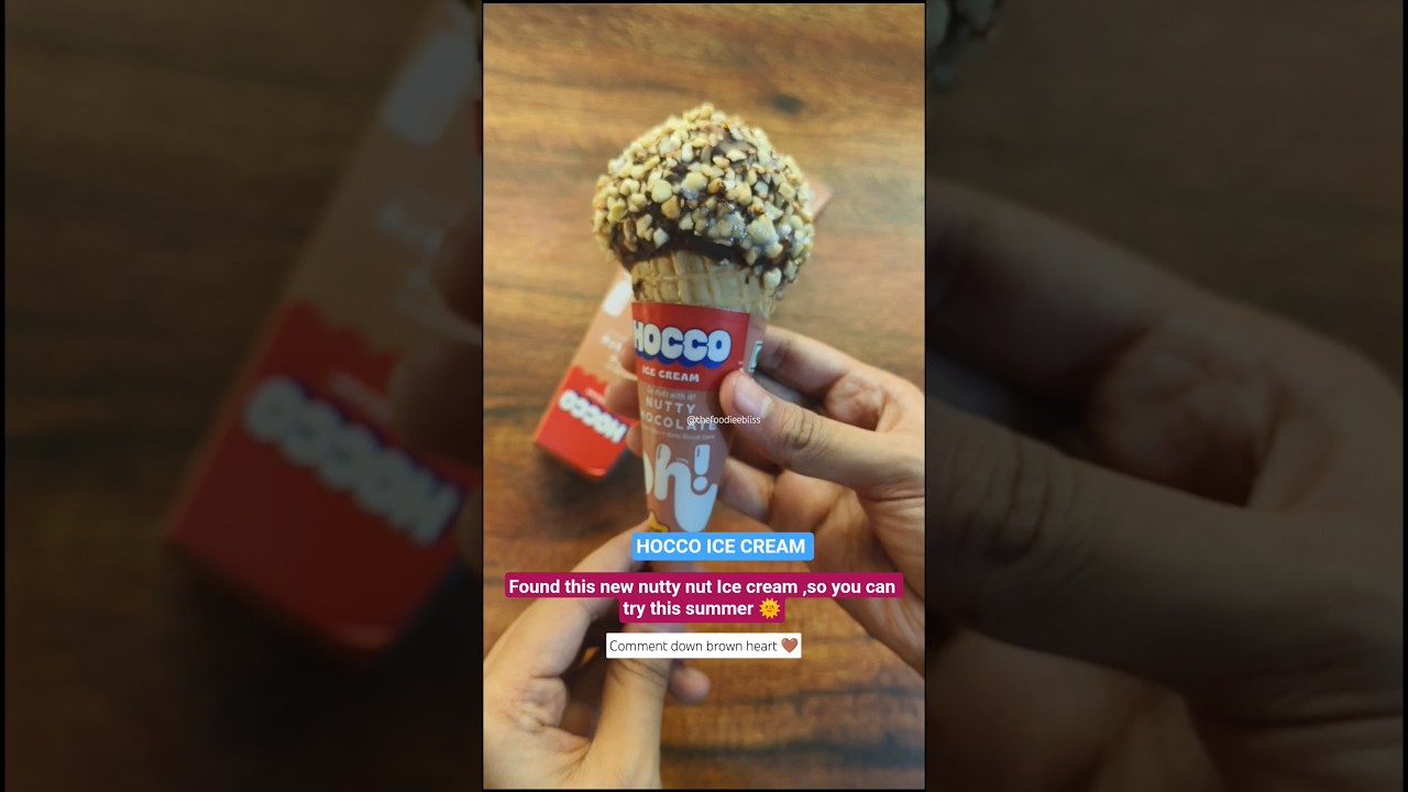 Hocco NUTTY NUT ICE CREAM @thefoodieebliss