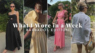 WHAT I WORE FOR A WEEK IN THE CARIBBEAN (Tropical Vacation Outfit Ideas)