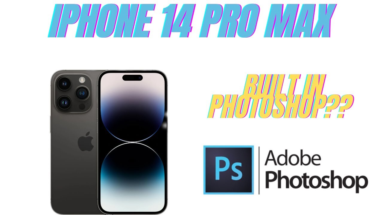 Iphone 14 pro max has built in photoshop how to make thumnails on