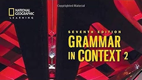 Grammar in context 2 chapter 9