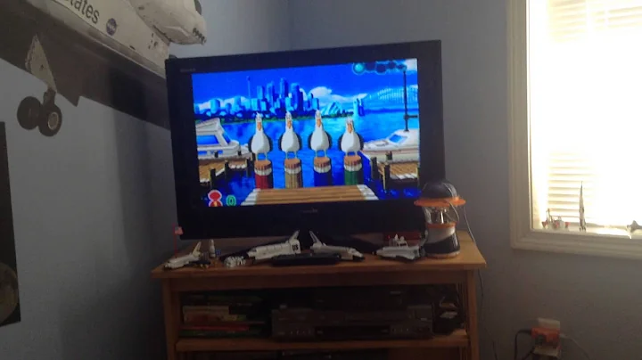 My friend plays a game on the vsmile
