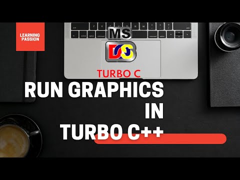 how to run graphics programs in turbo c hindi