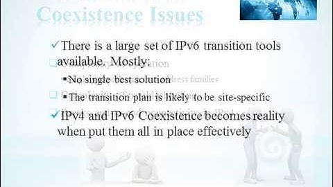 IPv4 and IPv6 Coexistence